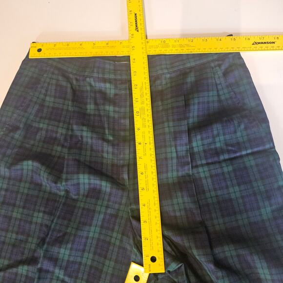 Pendleton VTG Black Watch Tartan Plaid Pleated Wool Trouser Pants Womens 10 3482 - Picture 4 of 6